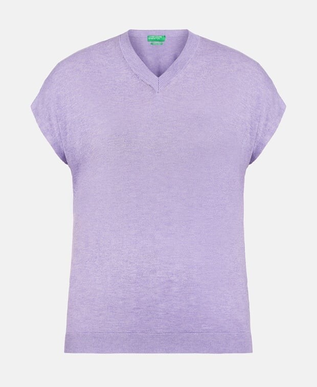 

Футболка United Colors of Benetton, фиолетовый