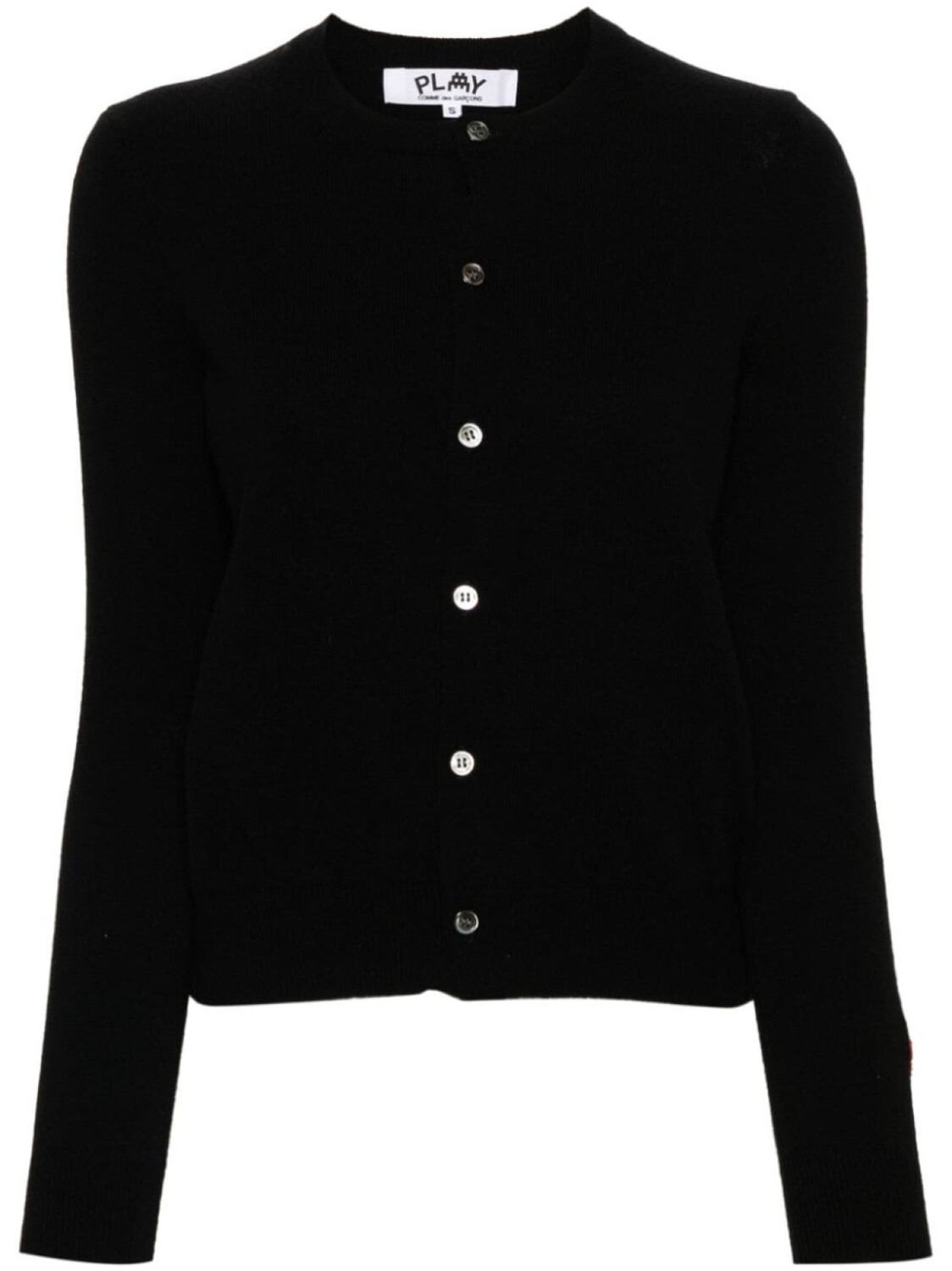 

Comme Des Garçons Play кардиган из коллаборации с the Artist Invader, черный