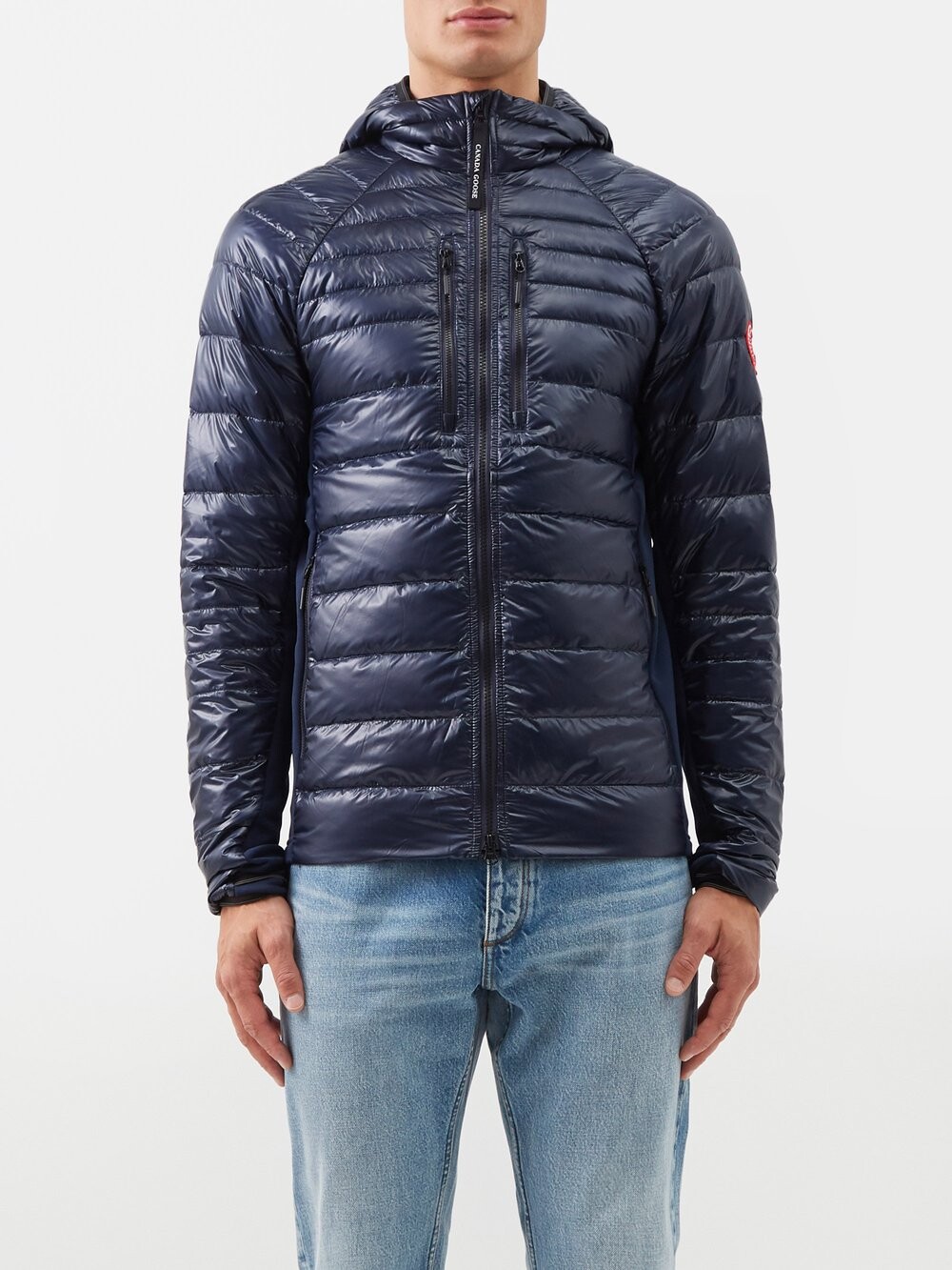 

Пуховик hybridge lite с высоким воротником Canada Goose, синий