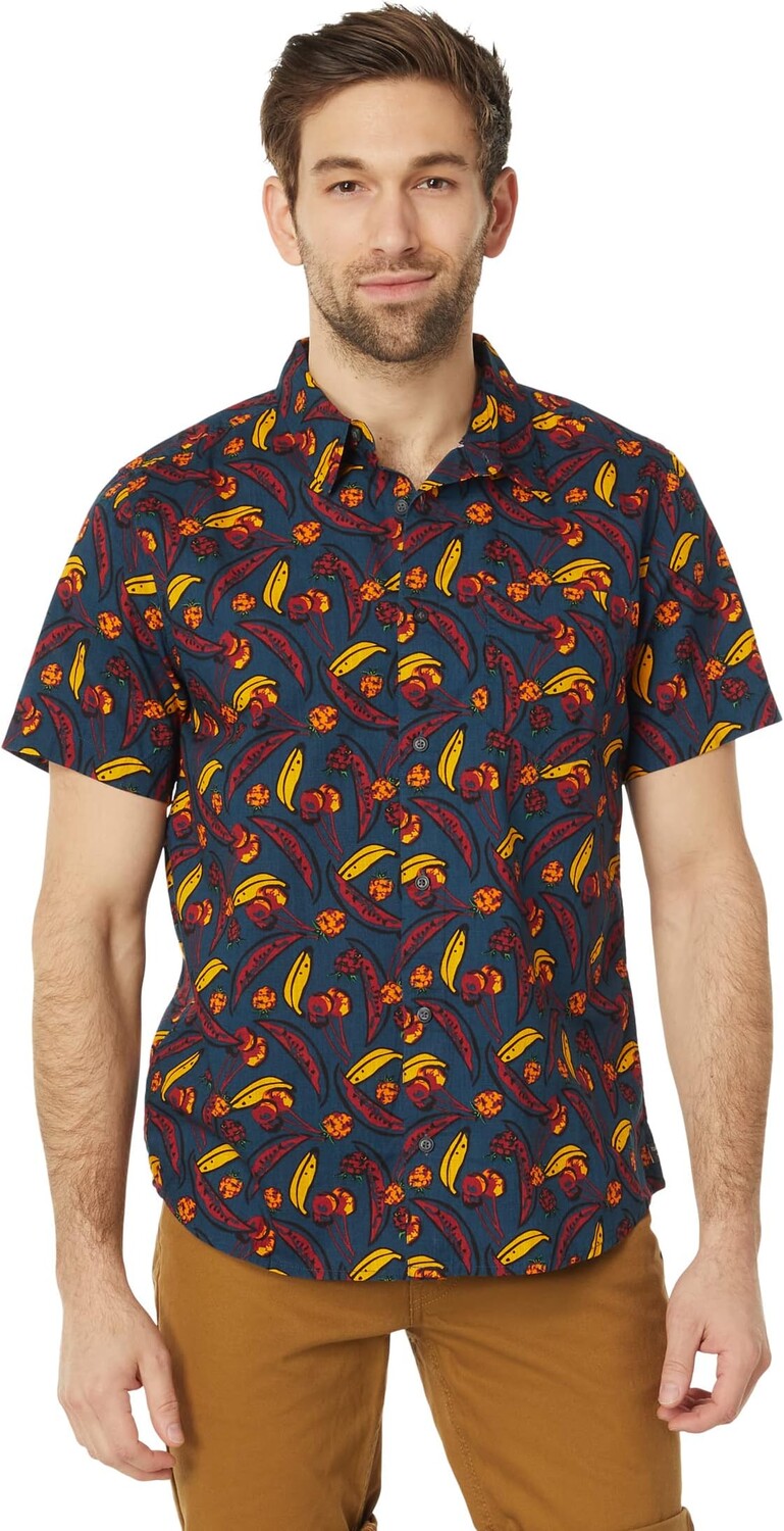 

Рубашка с коротким рукавом Fletch Toad&Co, цвет Midnight Fruit Print