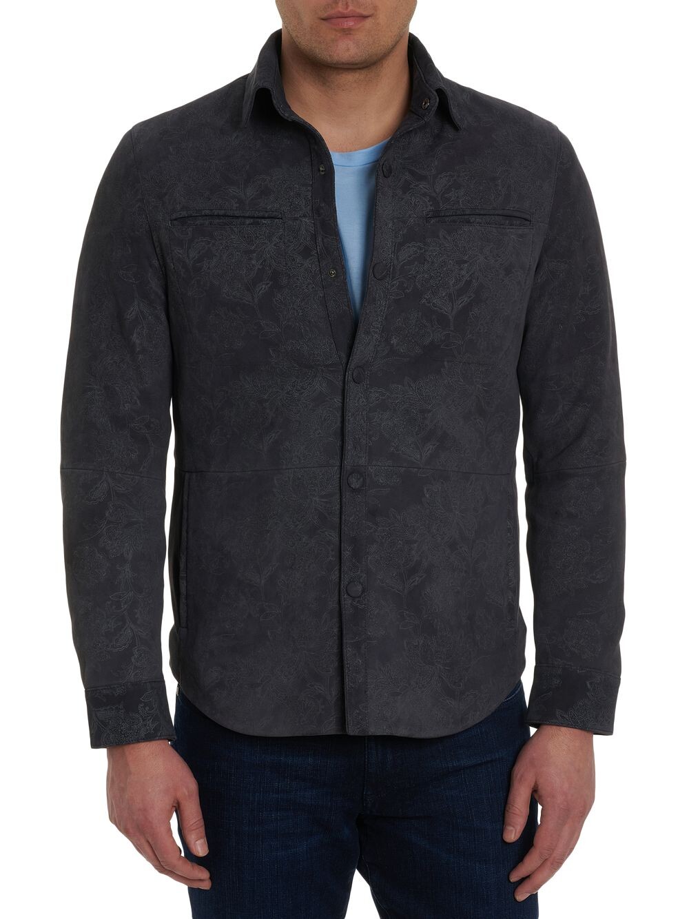 

Кожаная куртка пастуха Robert Graham, черный