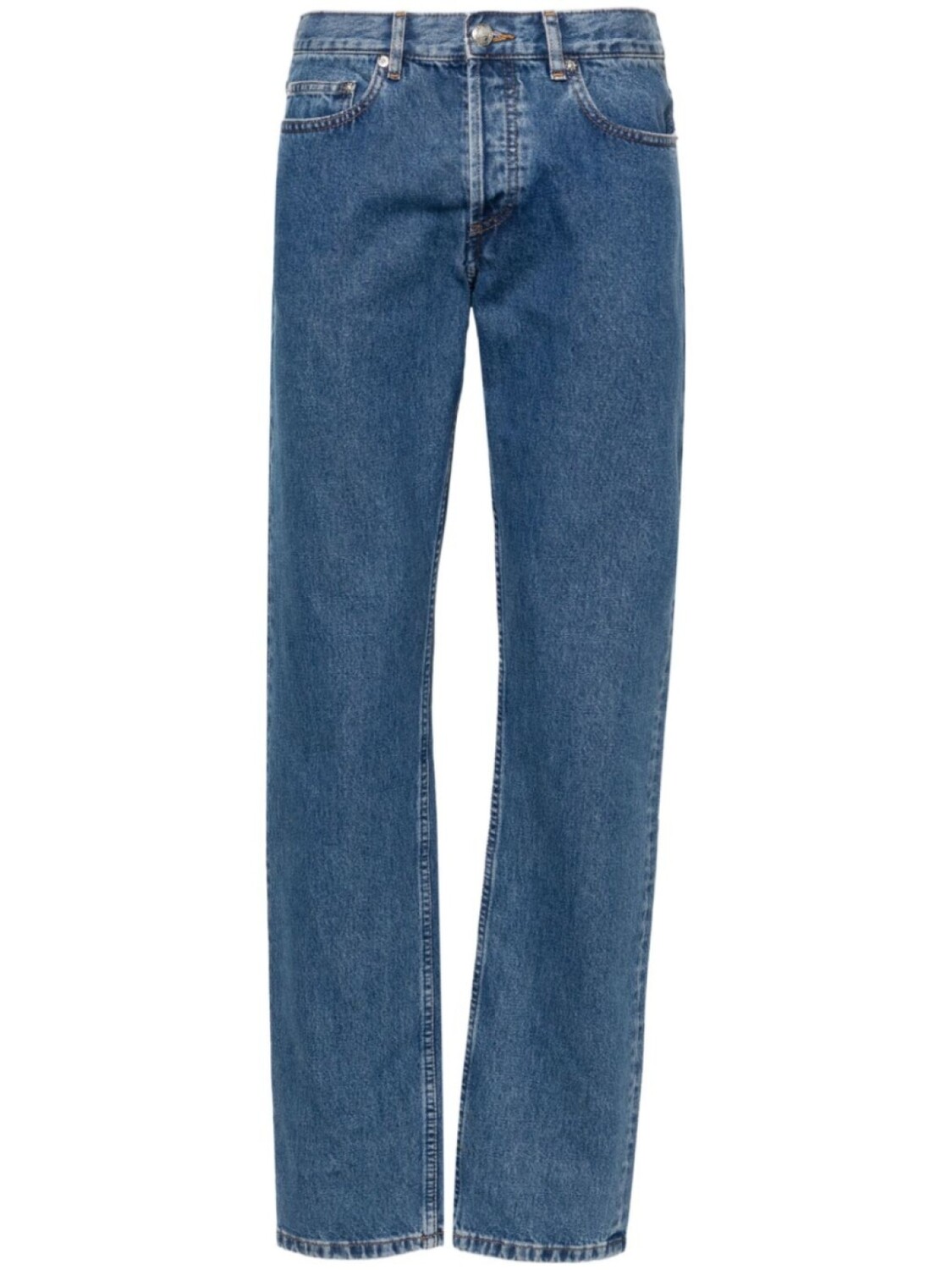 

A.P.C. прямые джинсы New Standard средней посадки, синий