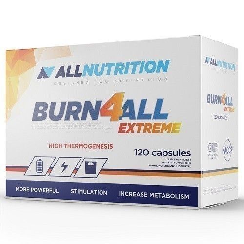 Препарат, способствующий снижению веса Allnutrition Burn 4 All Extreme, 120 шт