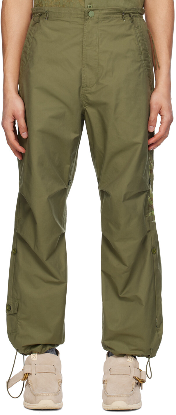 

Брюки цвета хаки Maharishi, цвет Olive