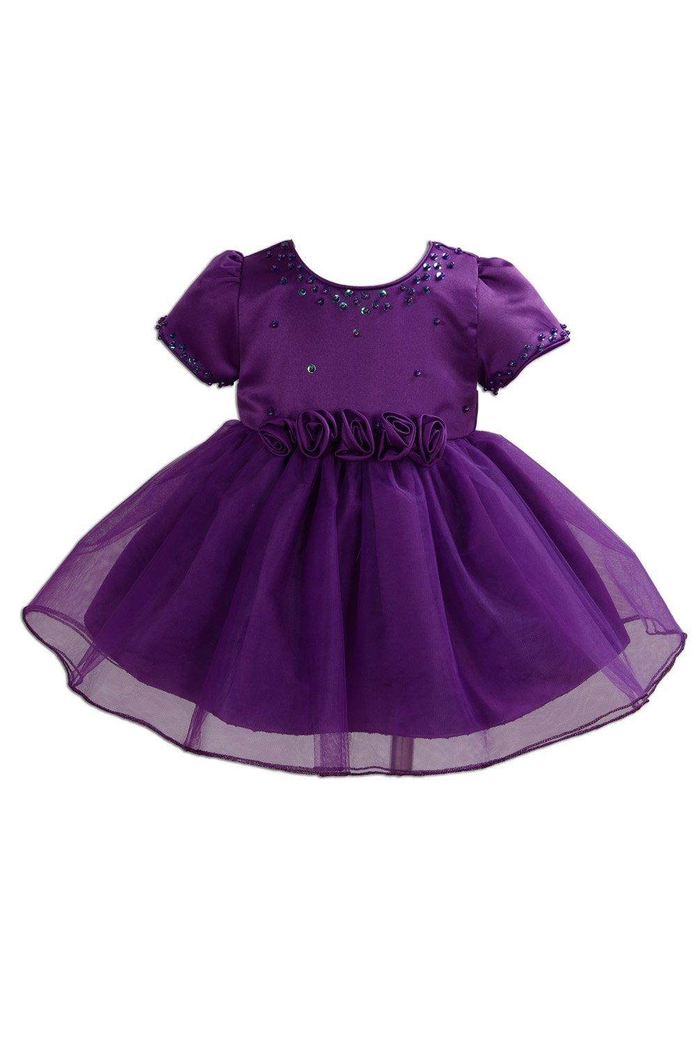 Вечернее платье с пайетками Cinda, фиолетовый брошь орден с кристаллами и искусственным жемчугом