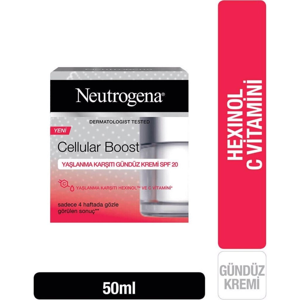 

Дневной крем Neutrogena Cellular Boost SPF 20 против старения, 50 мл