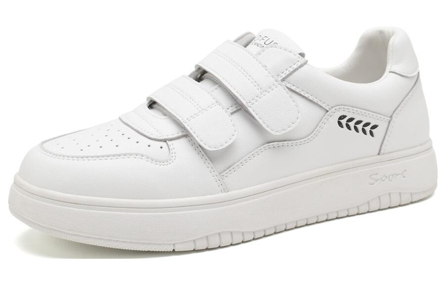 

Кроссовки D:FUSE SCANDINAVIA Skateboarding Shoes Women's Low-top Solid, белый