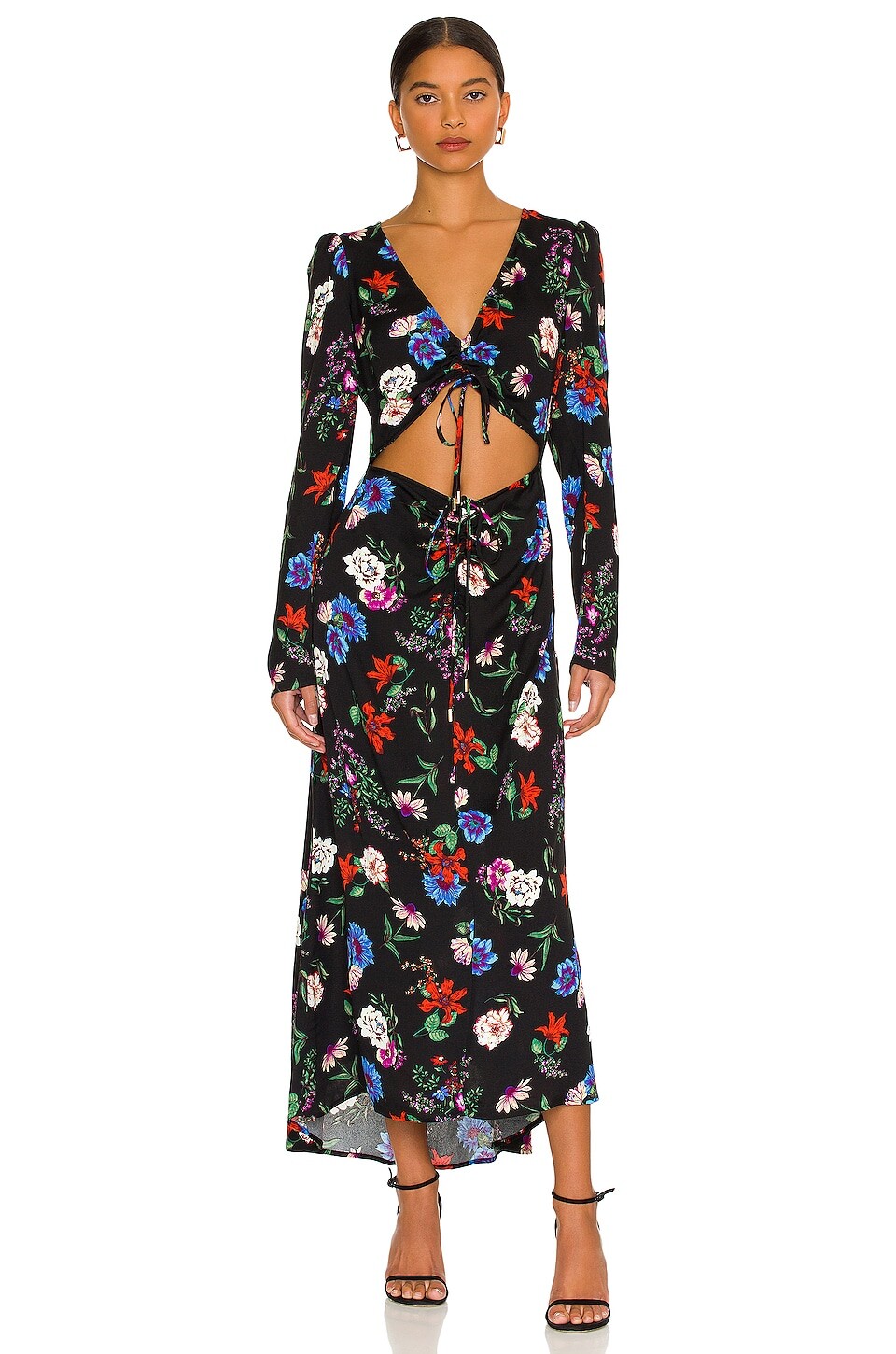 

Платье AFRM Midori, цвет Fall Noir Floral
