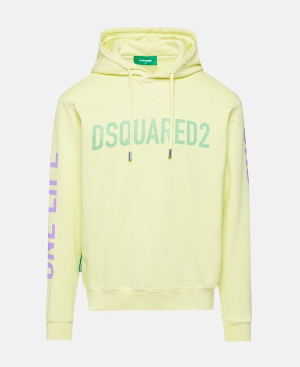 

Толстовка с капюшоном Dsquared2, желтый