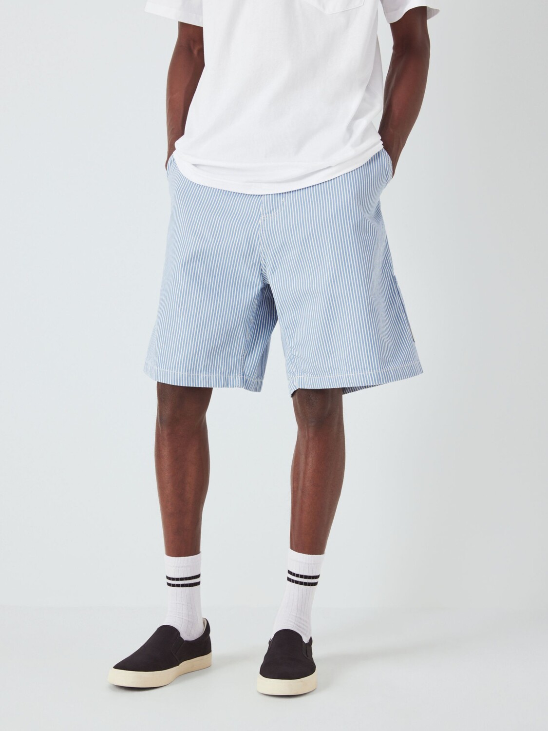 

Шорты в полоску Carhartt WIP Terrel, синие