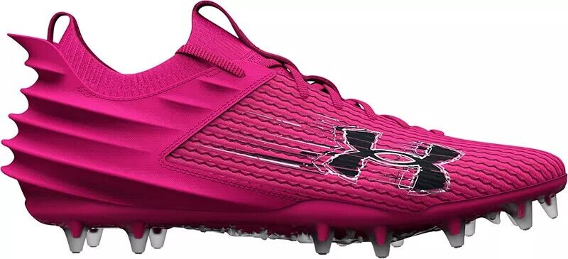 

Мужские футбольные бутсы Under Armour Blur Smoke 2.0 MC, розовый/черный