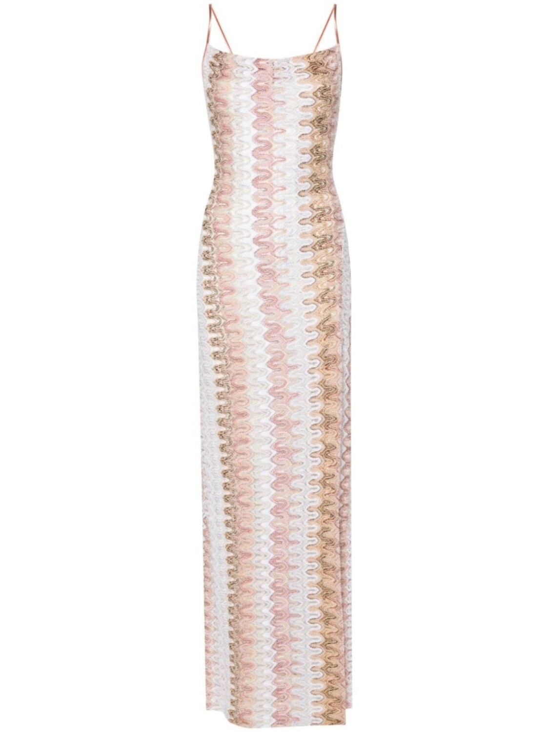 

Missoni платье макси с узором, розовый