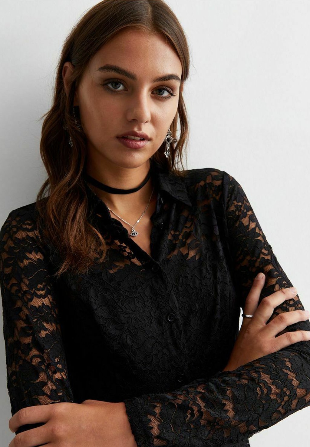 Платье-блузка New Look, цвет black
