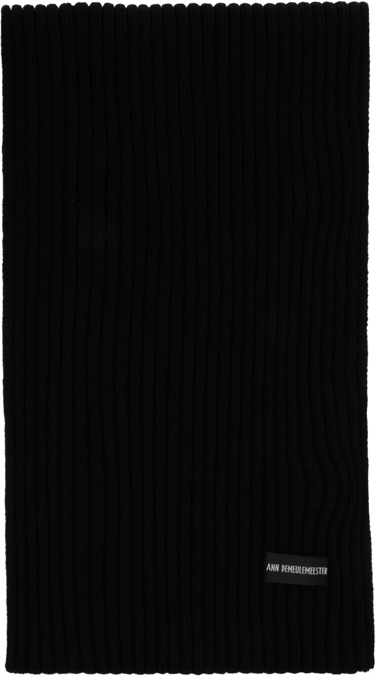 

Черный шарф Thonis Ann Demeulemeester