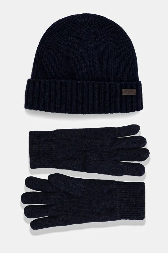 

Шерстяной комплект Barbour, темно-синий