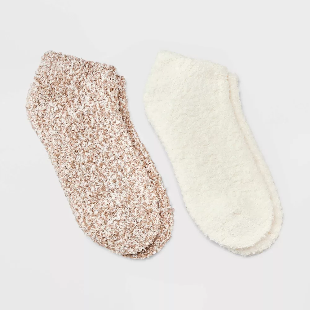 

Женские носки Marled 2pk Cozy Low Cut - Auden, цвет Taupe/Ivory