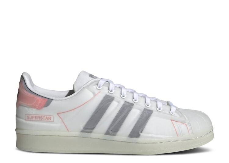 

Кроссовки Adidas SUPERSTAR FUTURESHELL 'WHITE SEMI SOLAR RED', белый