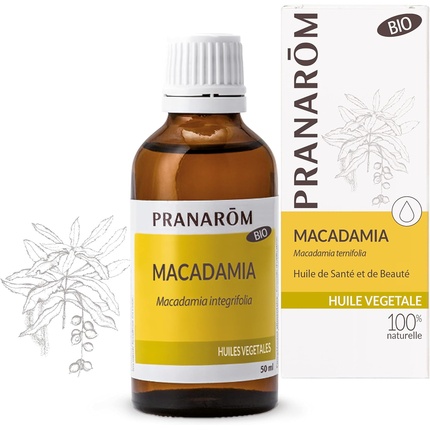 Pranarôm Органическое растительное масло авокадо 50 мл Макадамия БИО