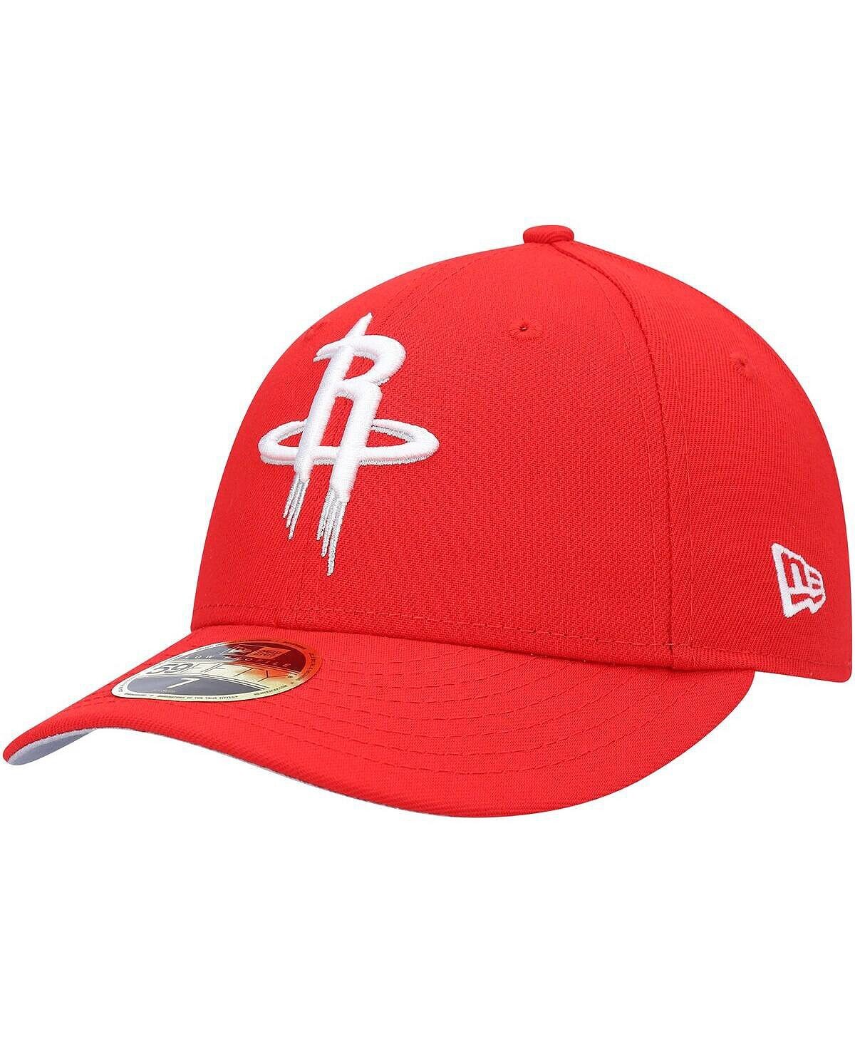 

Мужская красная приталенная кепка Houston Rockets Team Low Profile 59FIFTY New Era