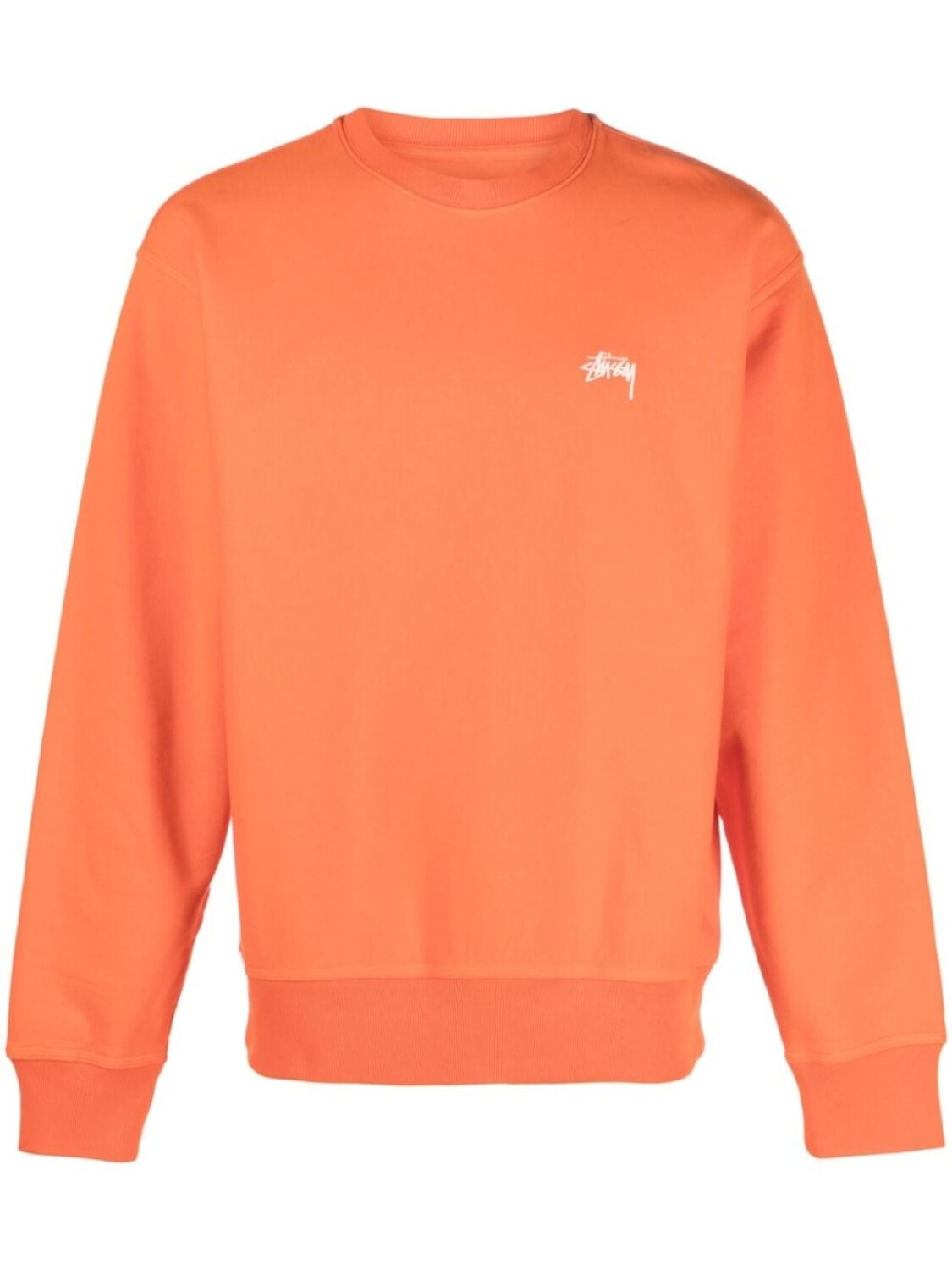 

Stüssy толстовка с вышитым логотипом, оранжевый
