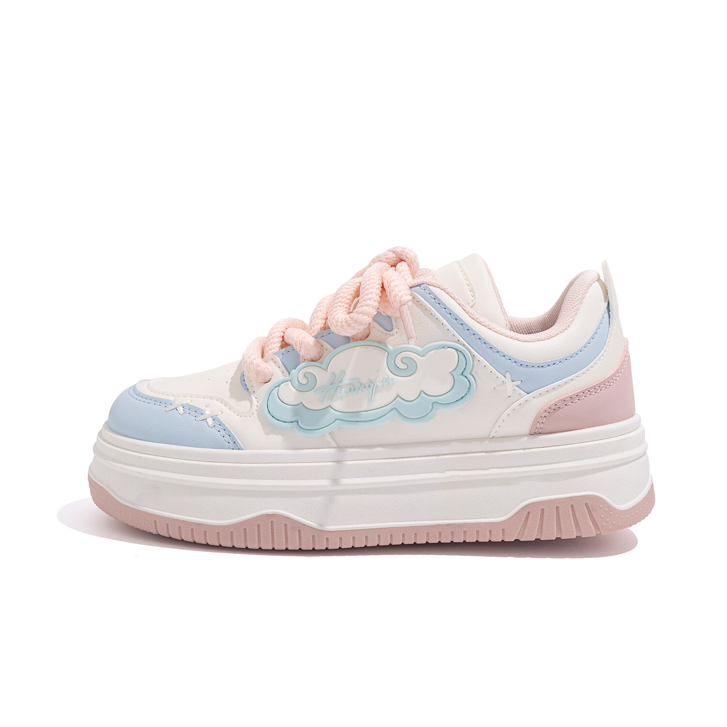 

Кроссовки HUANQIU Skateboarding Shoes Women's Low-top, розовый