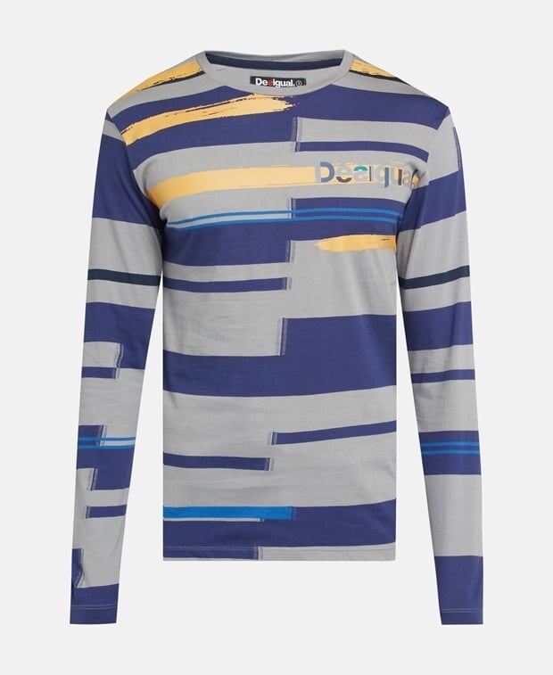 

Топ с длинными рукавами Desigual, серый