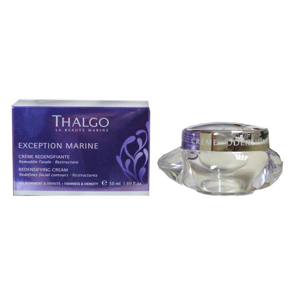 Увлажняющий крем для ухода за лицом Exception marine crema redensificante Thalgo, 50 мл цена и фото