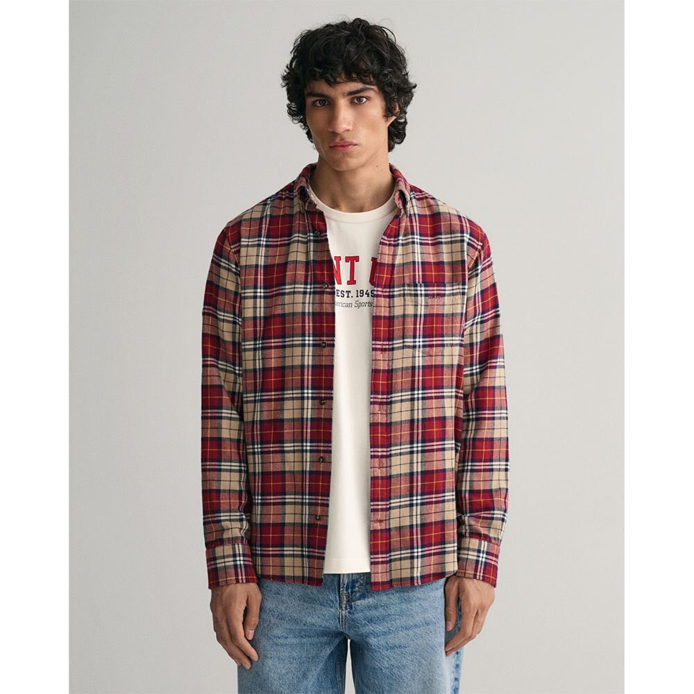 

Рубашка Gant Check, красный