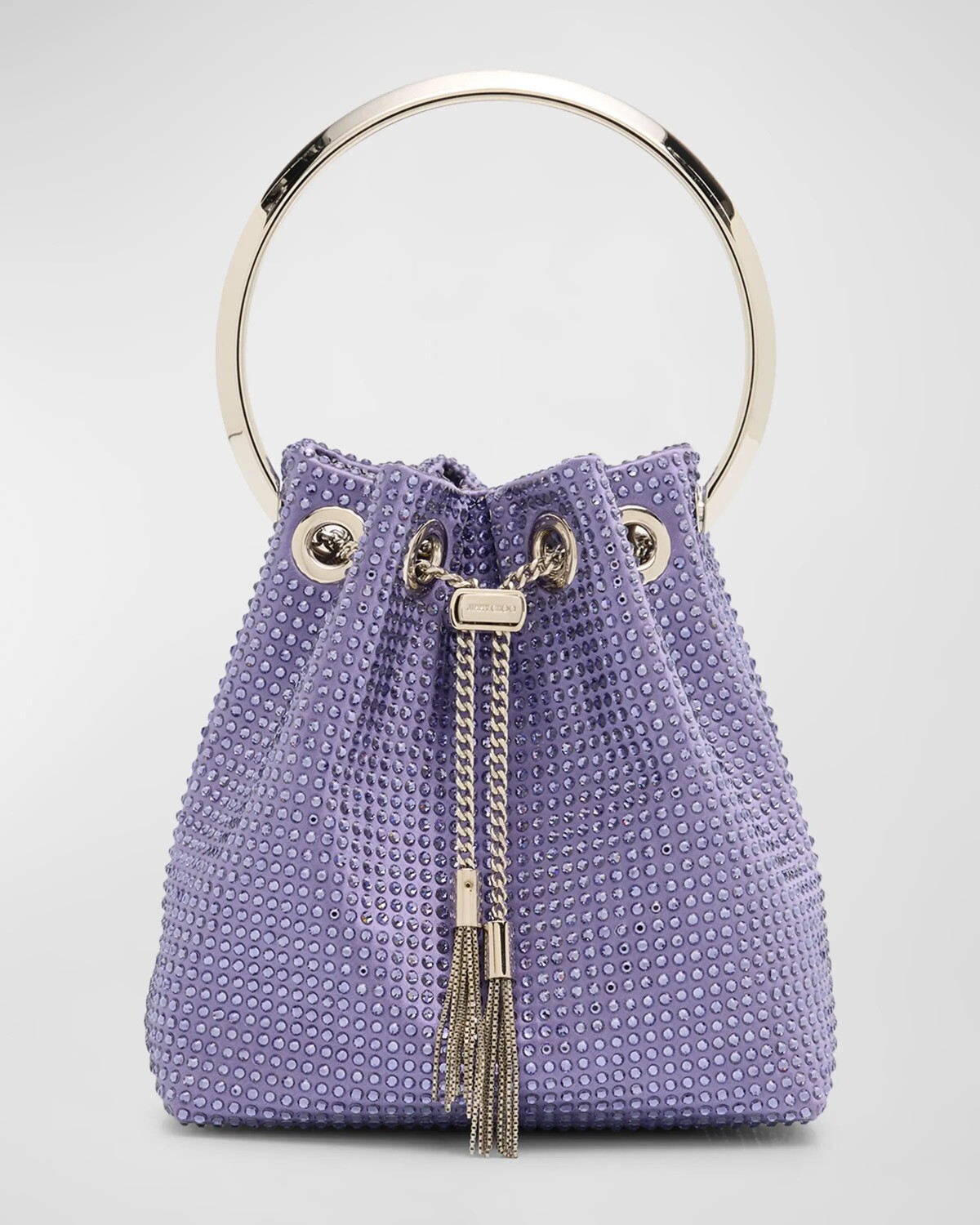 

Сумка-ведро Bon Bon с украшением Jimmy Choo, цвет Purple