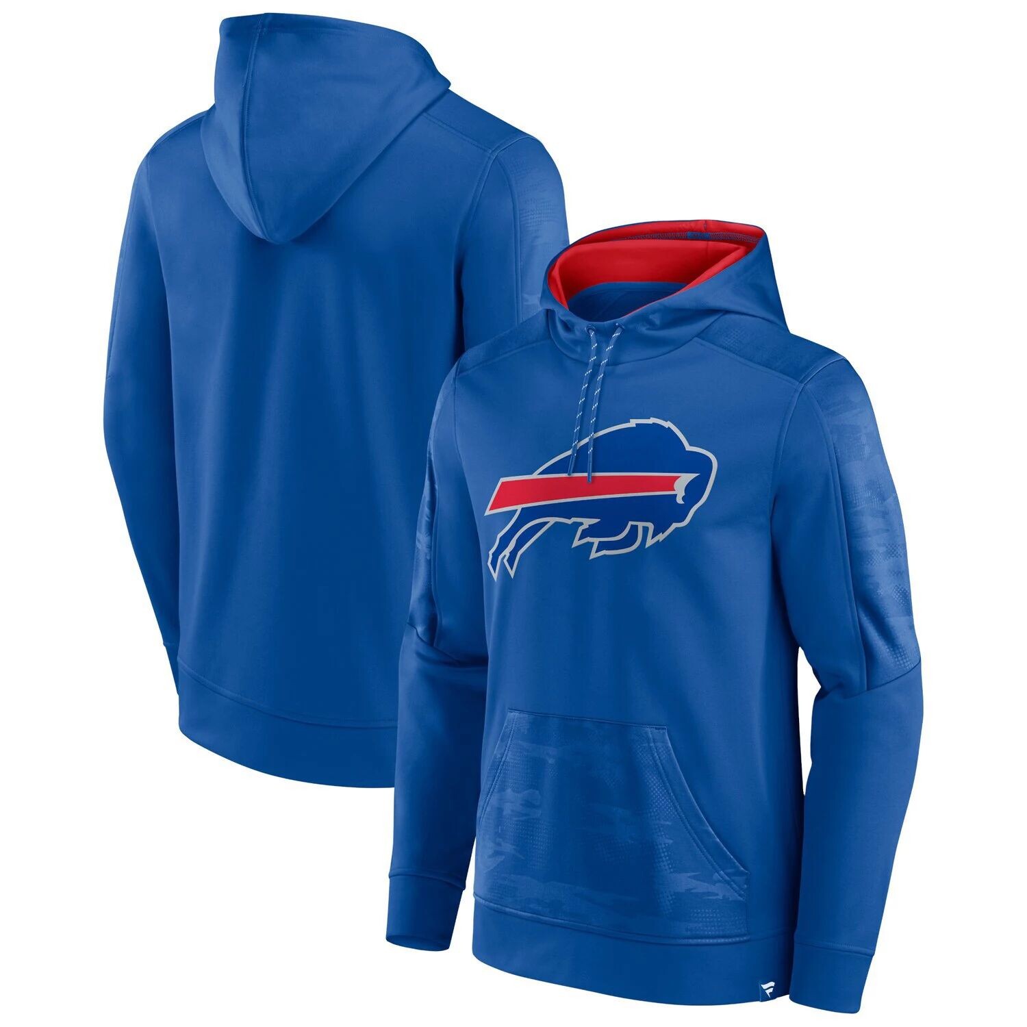 

Мужской пуловер с капюшоном с логотипом Royal Buffalo Bills On The Ball Fanatics