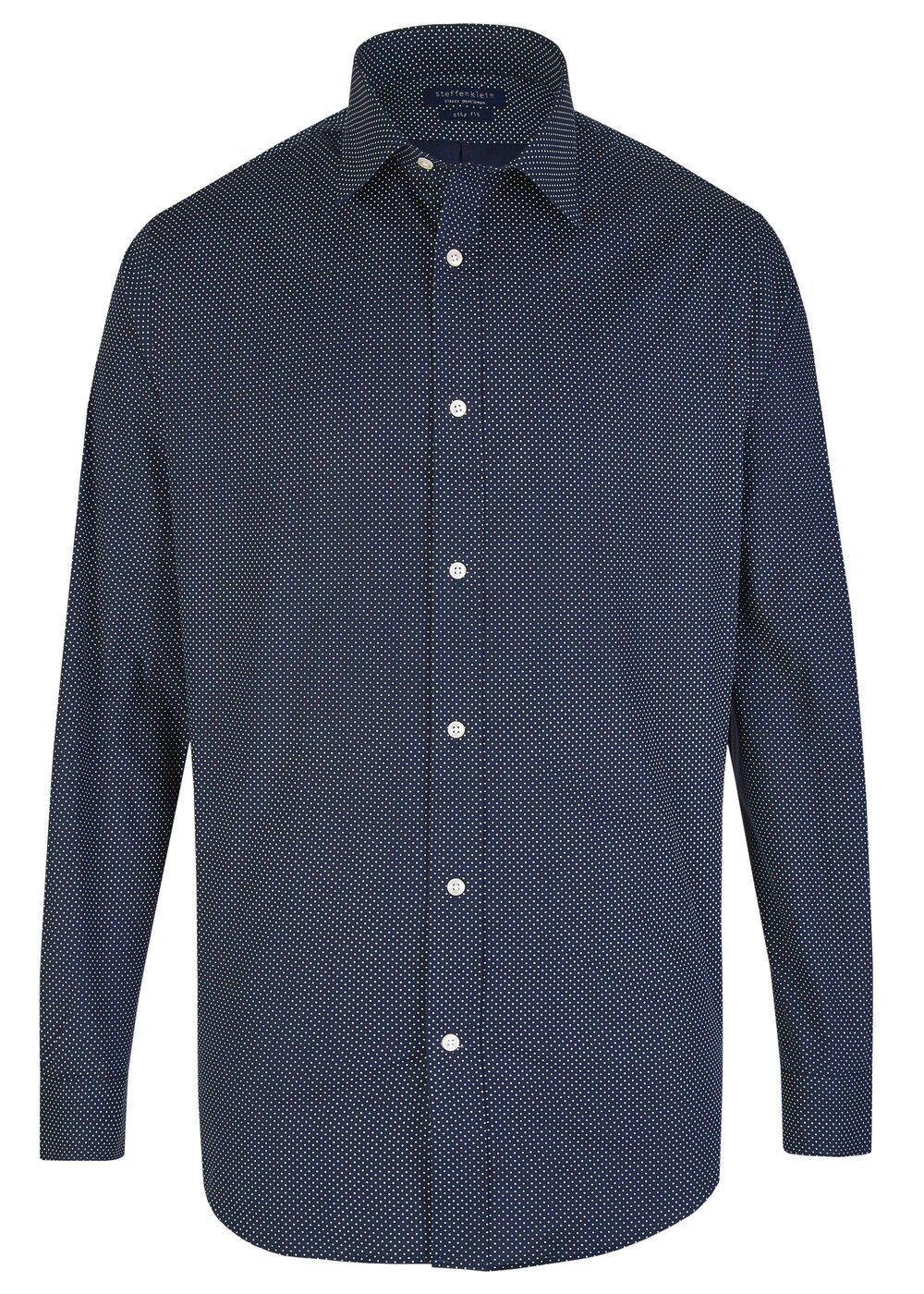 Рубашка на пуговицах стандартного кроя Steffen Klein, синий