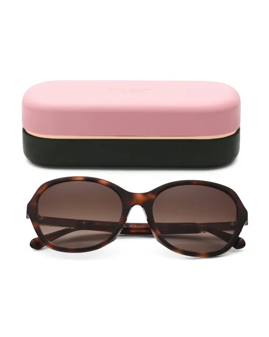 

Солнцезащитные очки 57 мм Kate Spade, цвет Multi