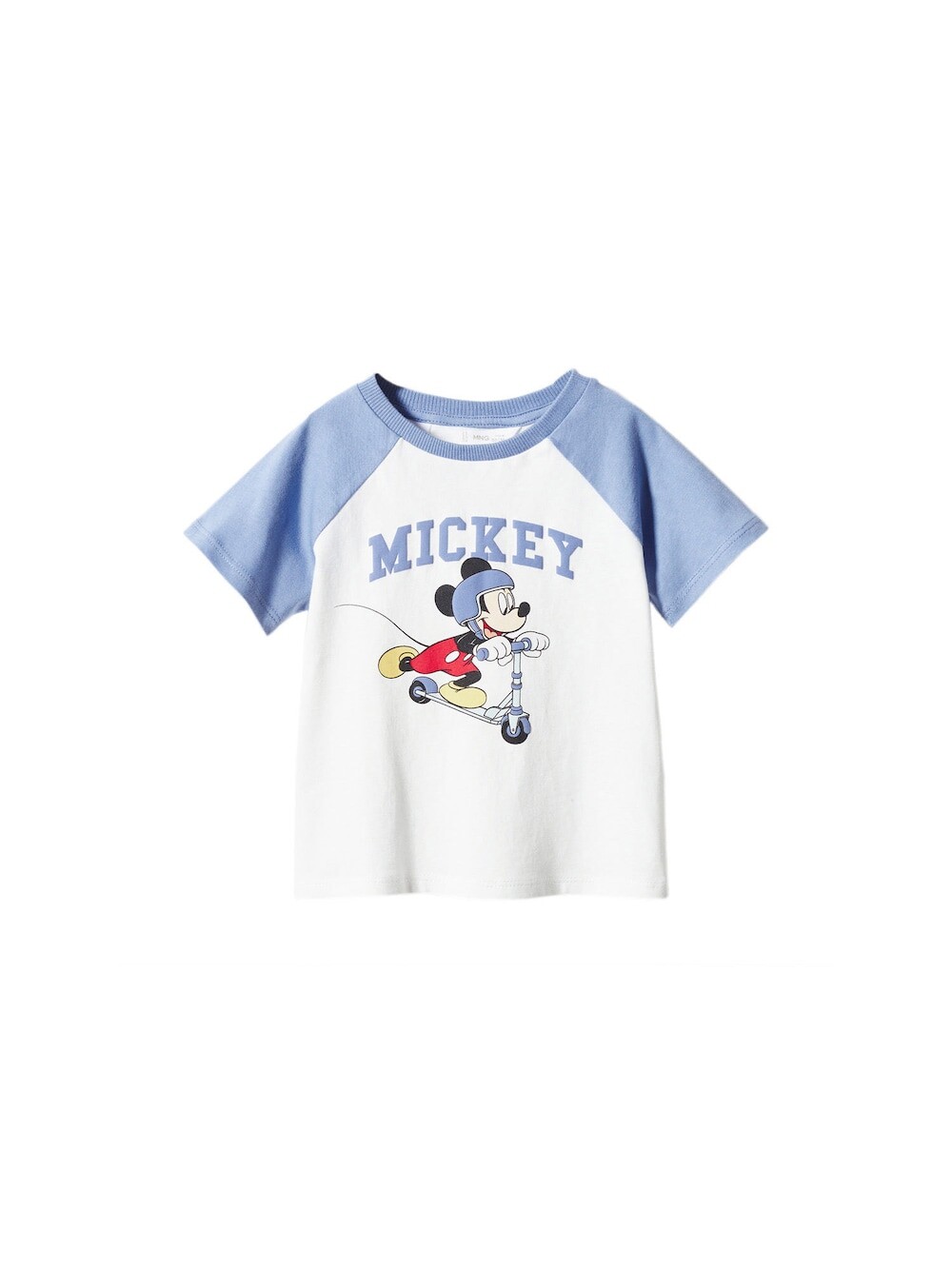 

Футболка MANGO KIDS PATIN, дымчатый синий
