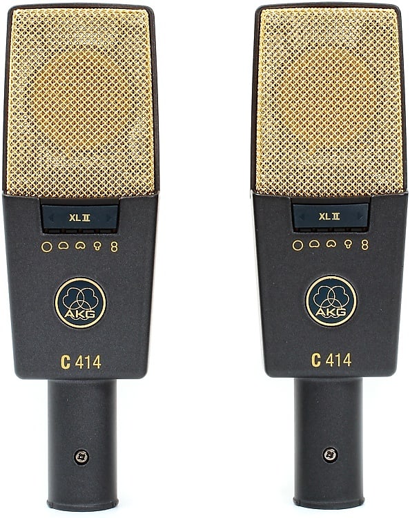 Конденсаторный микрофон AKG C414 XLII/ST Stereo Matched Pair студийный конденсаторный микрофон akg c414 xlii p11998