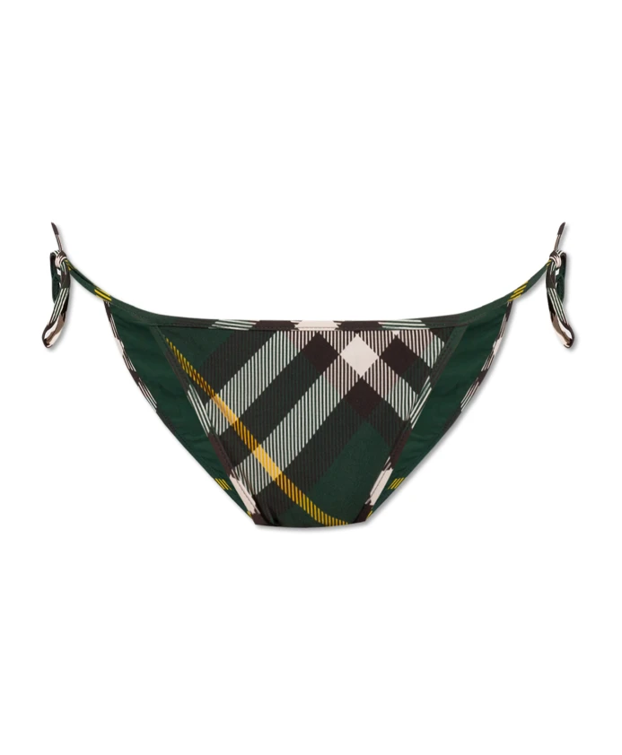 

Купальник ниже Burberry, зеленый