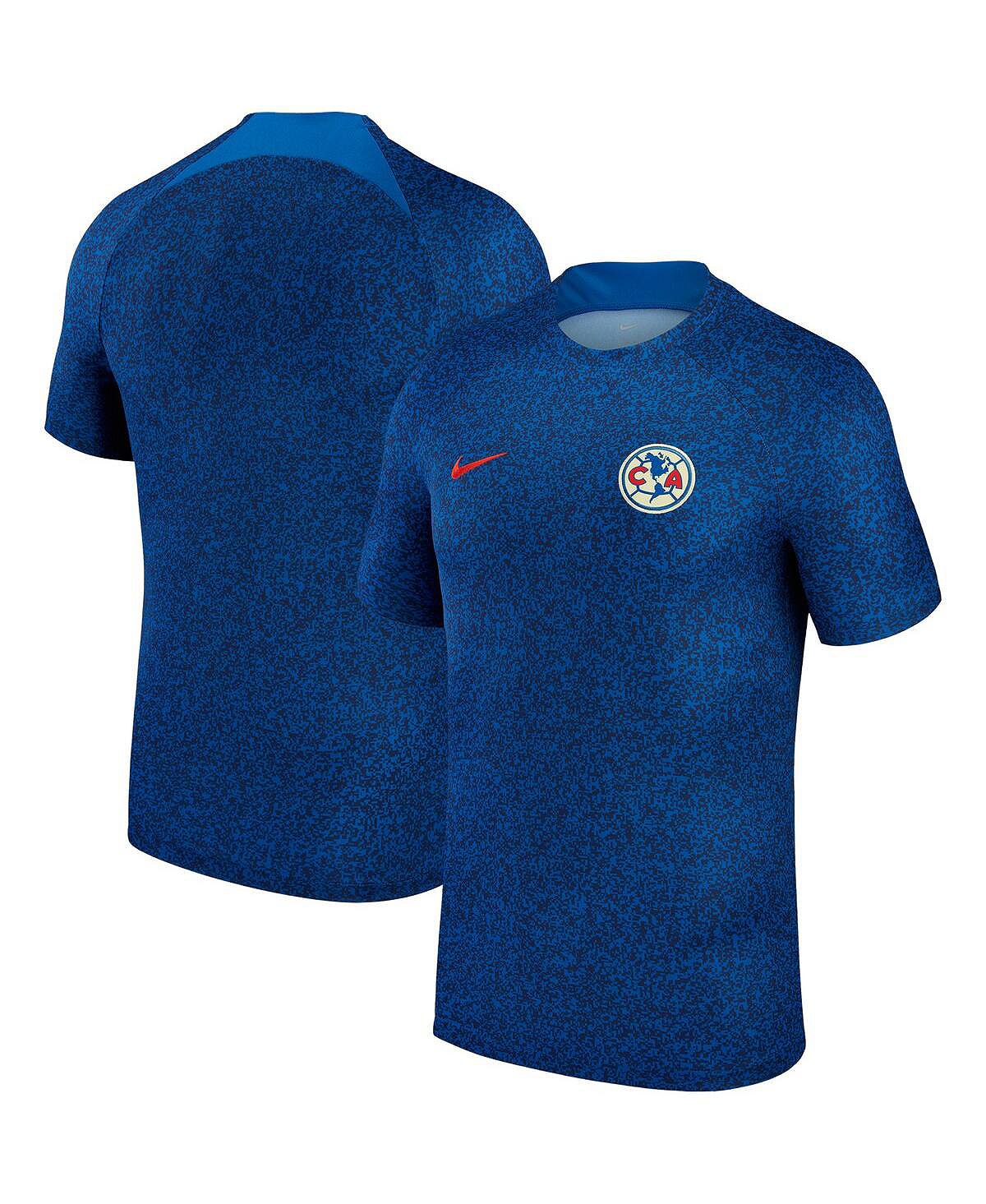 Мужская синяя предматчевая футболка Club America 2023 Academy Pro Nike