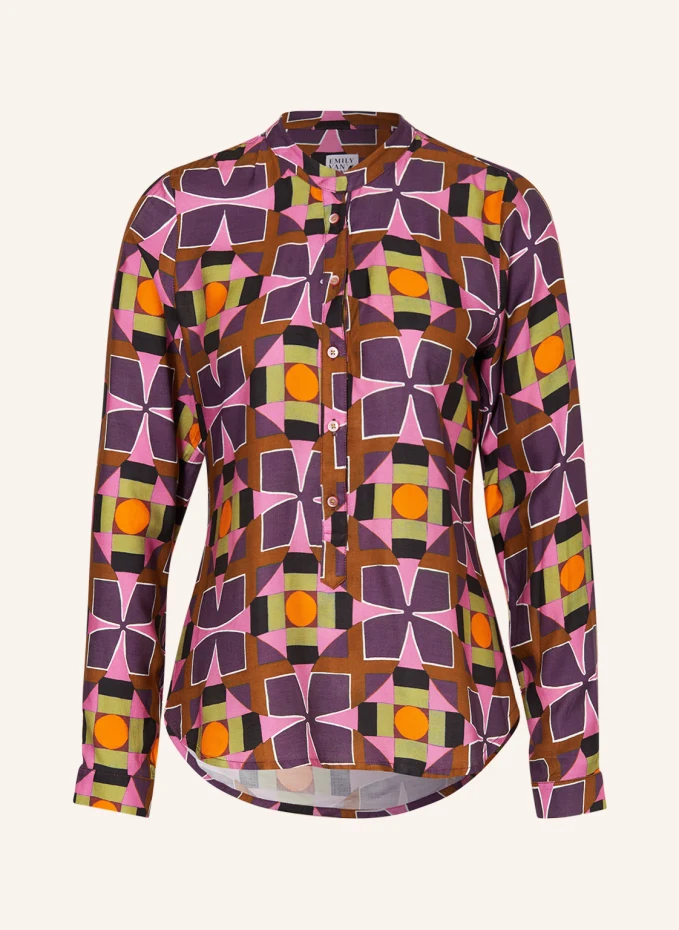 Блузка-рубашка Emily Van Den Bergh, фиолетовый