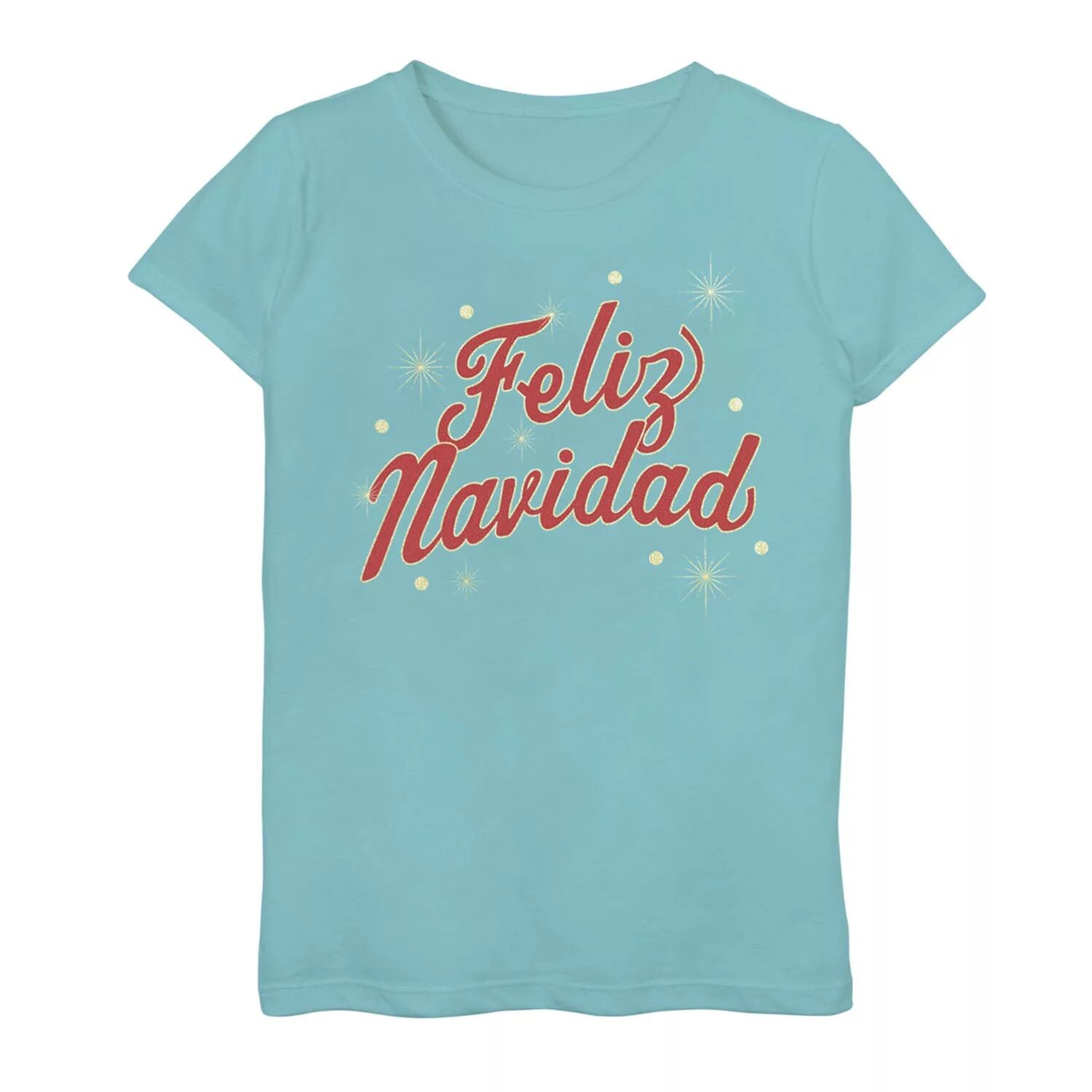 

Футболка с рисунком "Feliz Navidad" для девочек 7–16 лет Unbranded