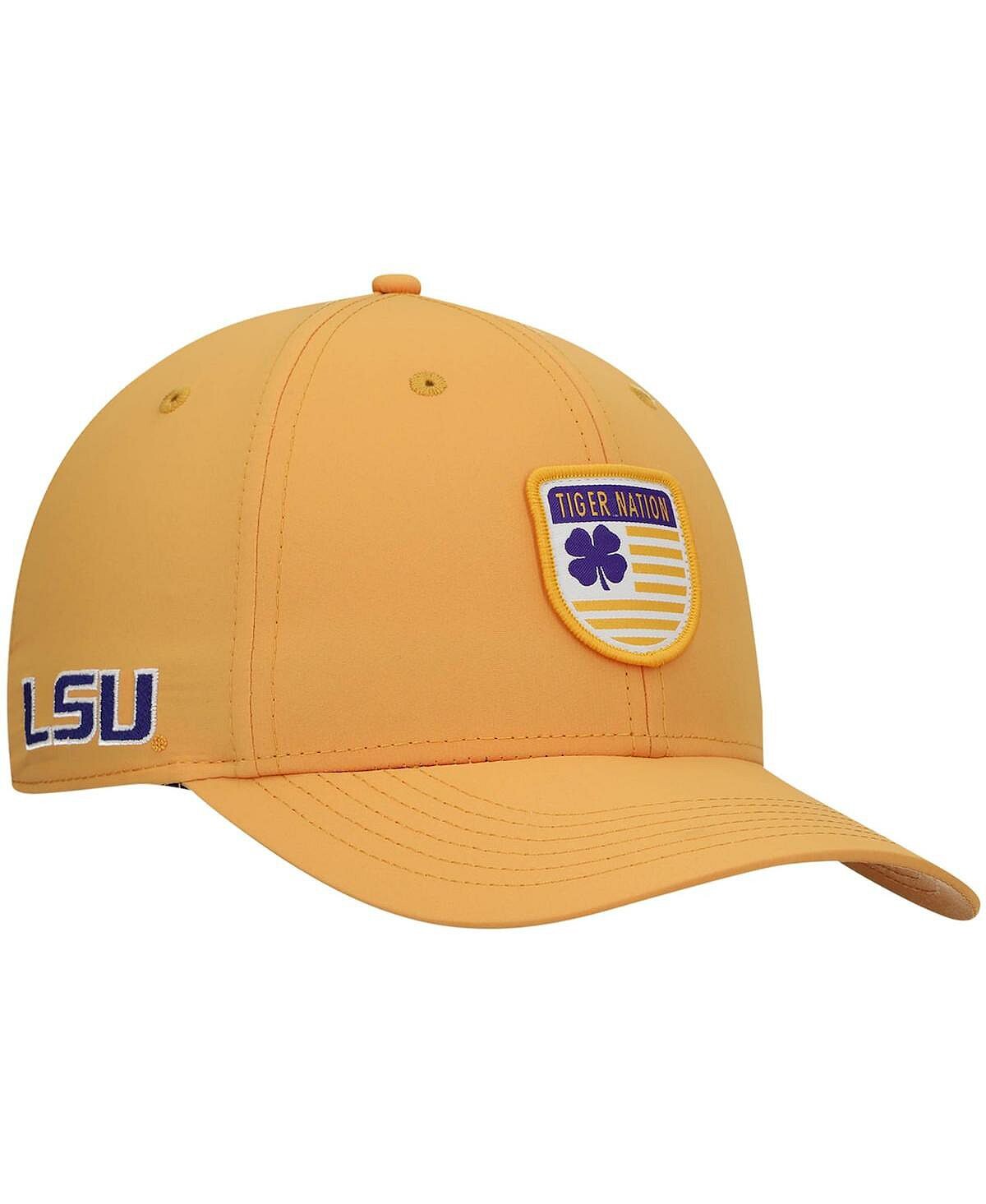 

Мужская золотая бейсболка Lsu Tigers Nation Shield Snapback Black Clover