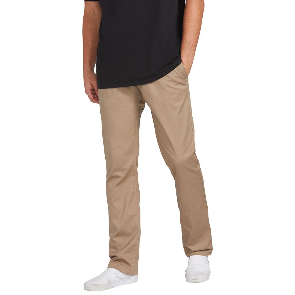 Брюки Volcom Frickin Modern Stret Chino, зеленый брюки volcom frickin regular stretch chino зеленый