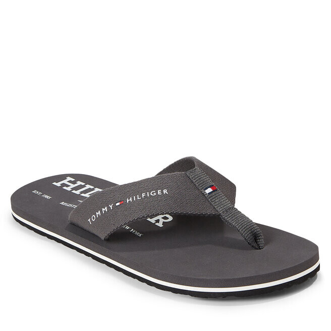 

Шлепанцы Tommy Hilfiger ImR Trademark, серый