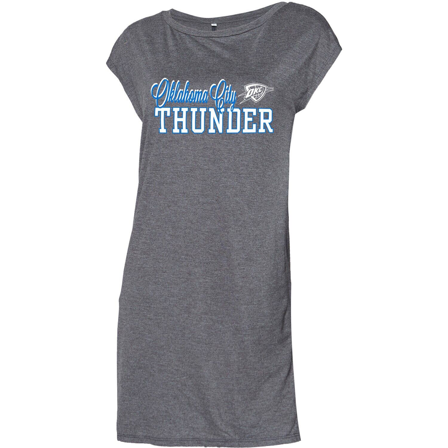 

Женская ночная рубашка Concepts Sport с меланжевым древесным углем Oklahoma City Thunder Cascade
