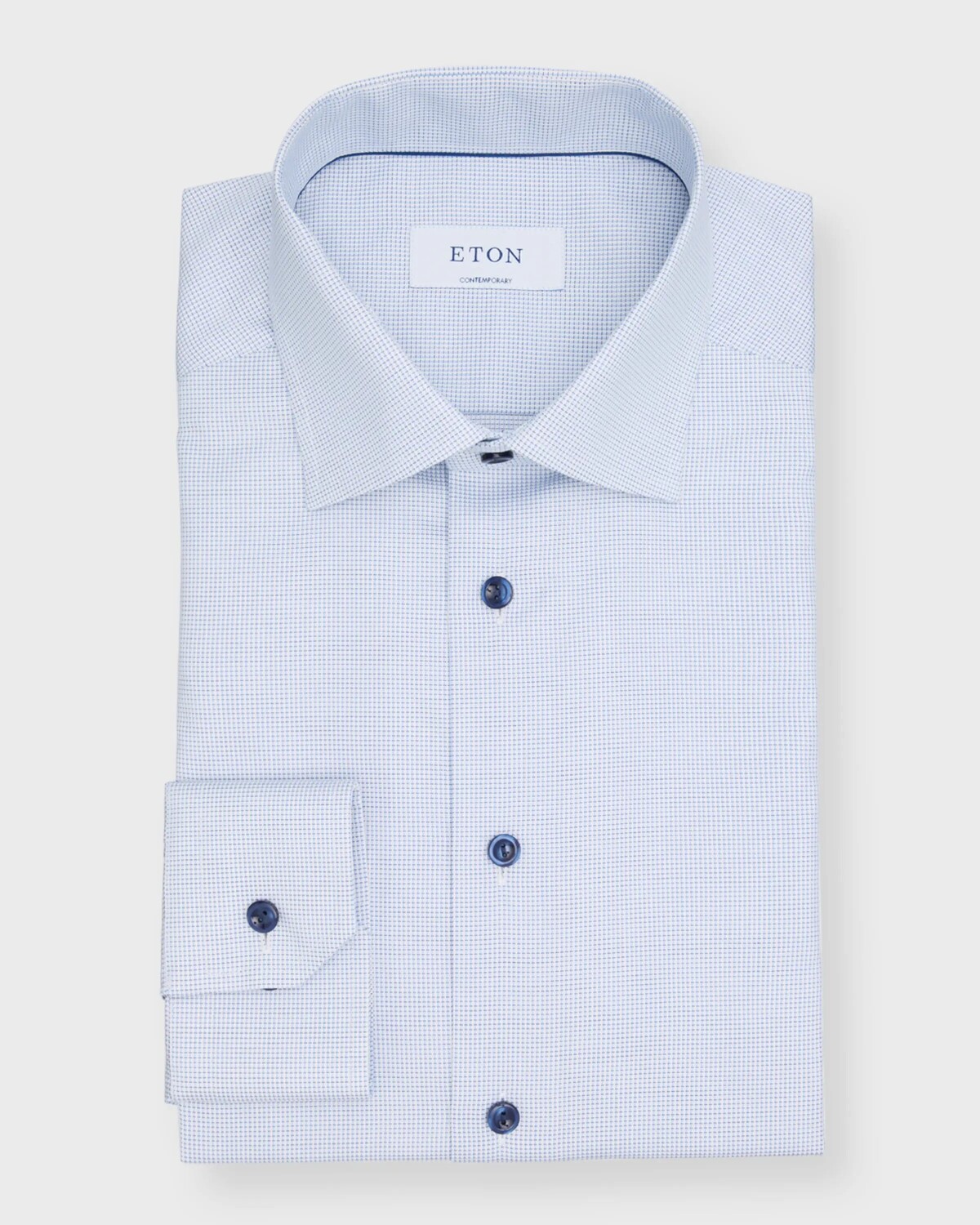 

Мужская рубашка добби современного кроя Eton, цвет Blue