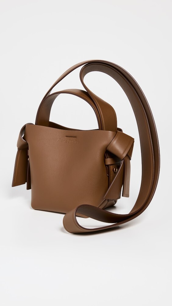 

Сумка-кроссбоди Acne Studios Musubi Micro, кэмел