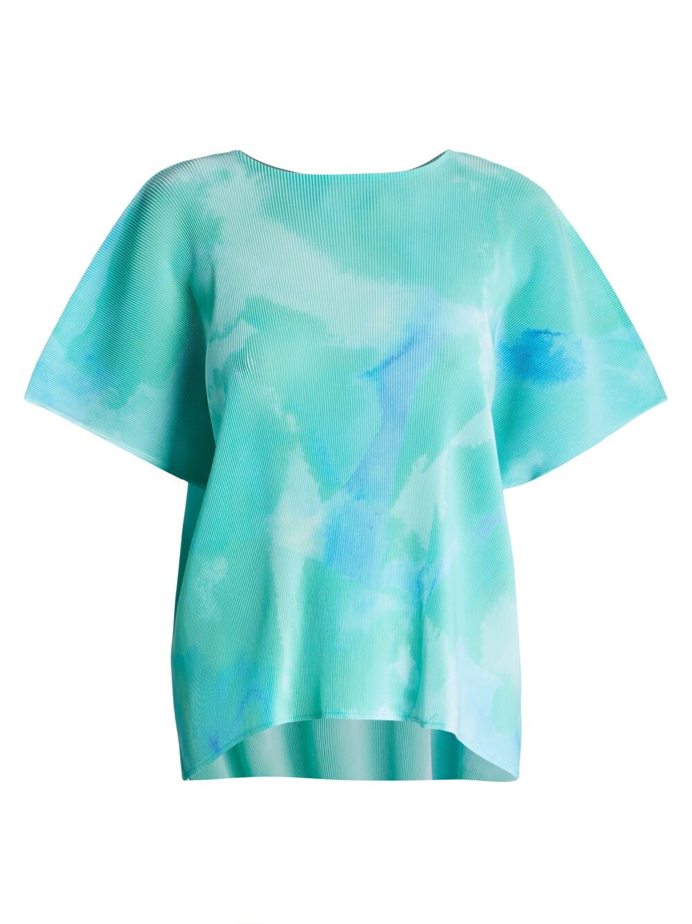 

Плиссированный топ Shore Mist Pleats Please Issey Miyake, синий