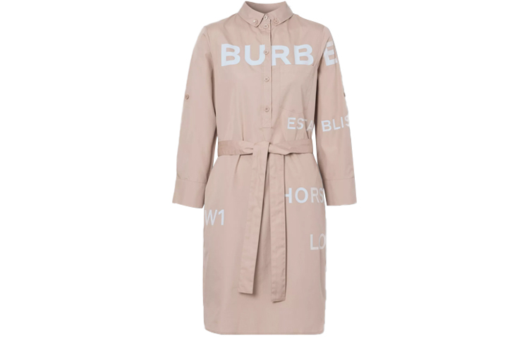 

Платье с длинными рукавами женское мягкое желто-коричневое Burberry