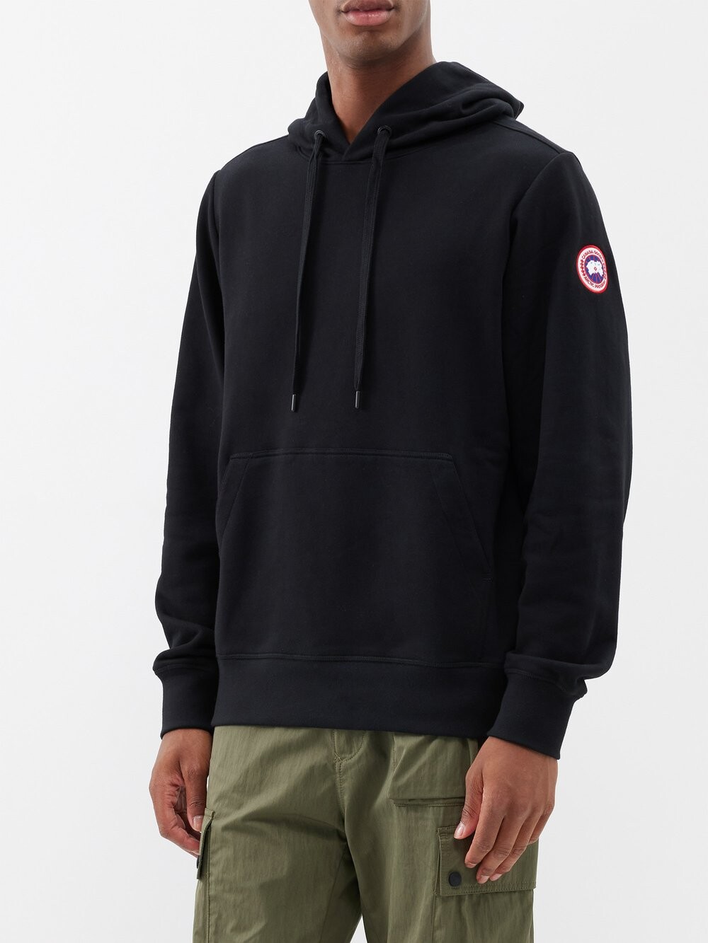 

Худи huron из джерси из органического хлопка Canada Goose, черный