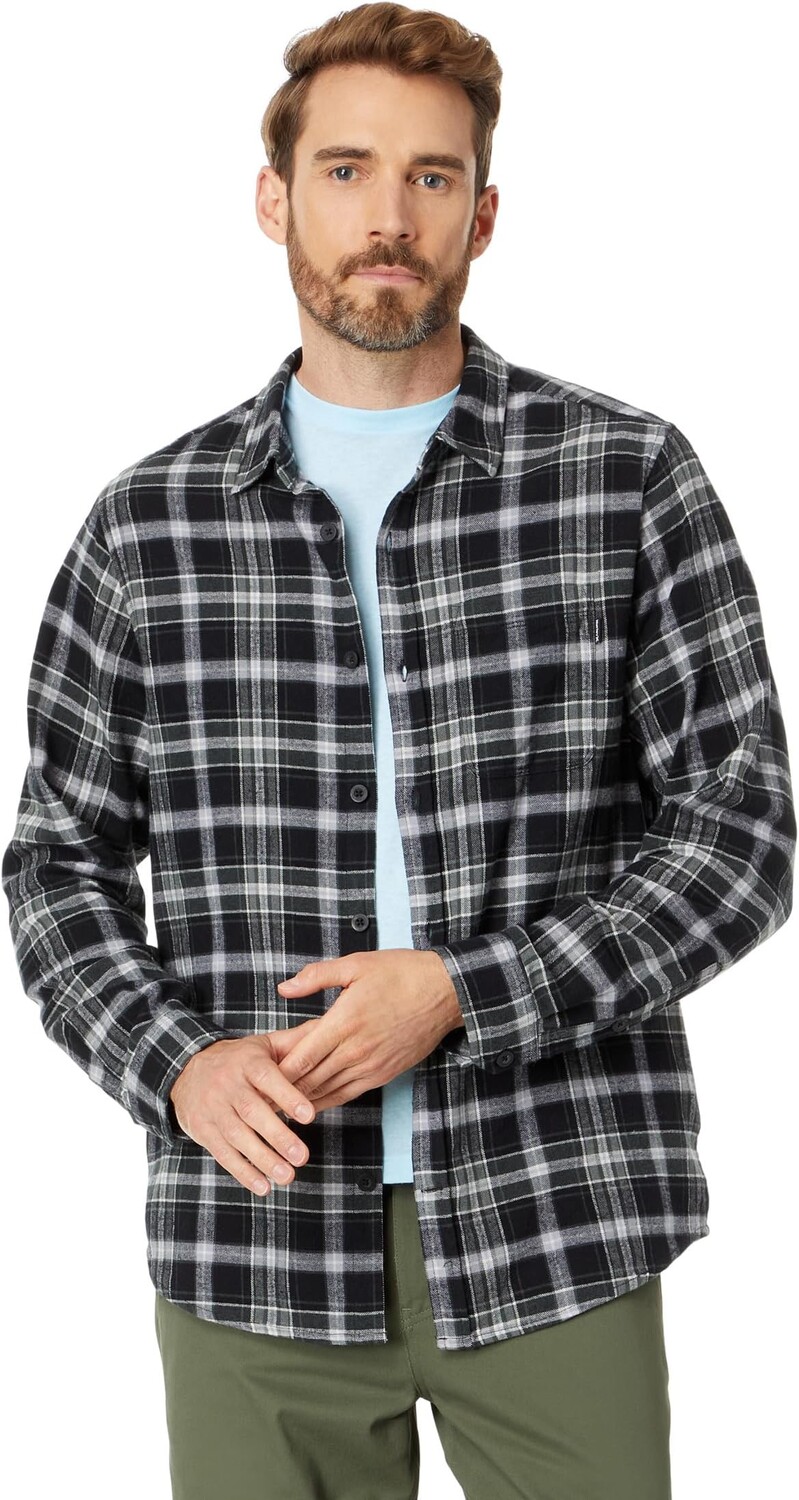 

Рубашка Portland Organic Long Sleeve Flannel Hurley, черный
