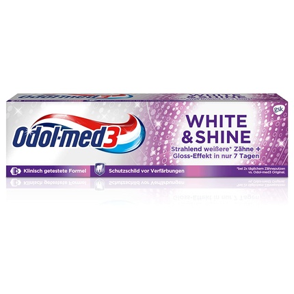Зубная паста White&Shine 75мл, Odol-Med 3