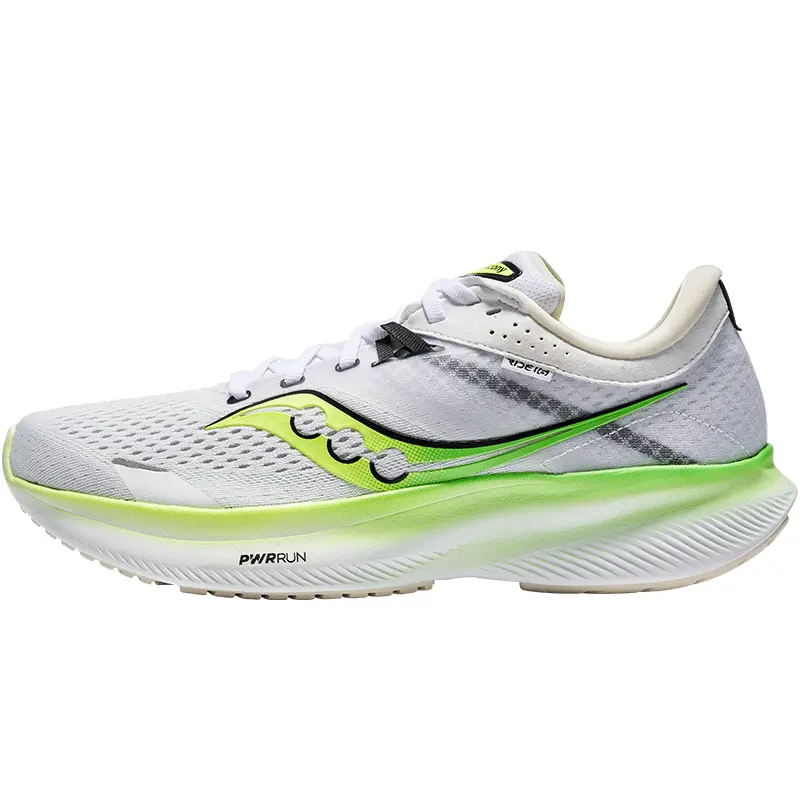 

Кроссовки мужские амортизирующие Saucony Yutu 16 для бега, белый / зеленый